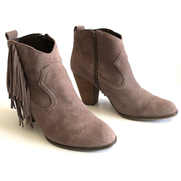Steve Madden Ponncho Fringe Ankle Booties - Picture 3 of 14